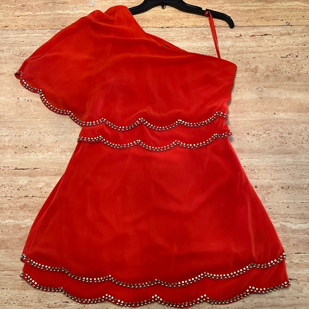 BLACK Orange Dress